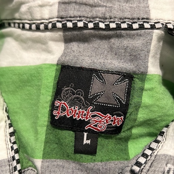 Boys Point Zero Button Down Shirt - Picture 4 of 5